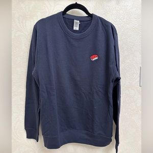 Women’s Unbranded Sushi logo navy sweater